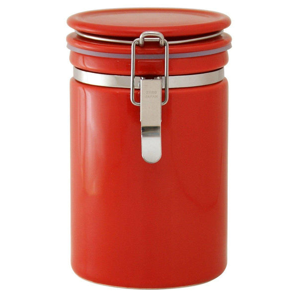 Zero Japan Ceramic Coffee Canister Silicone Gasket Airtight Seal 7.1oz