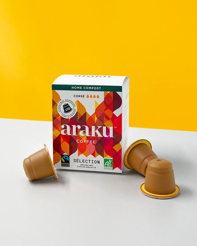les capsules nespresso home compost Araku Coffee sont toutes certifiées café de spécialité par la SCA