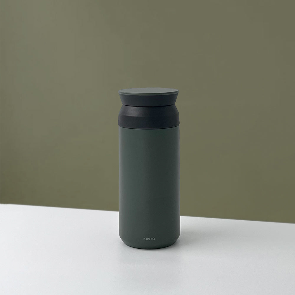 thermos kinto vert sapin pour conserver votre café de spécialité au chaud